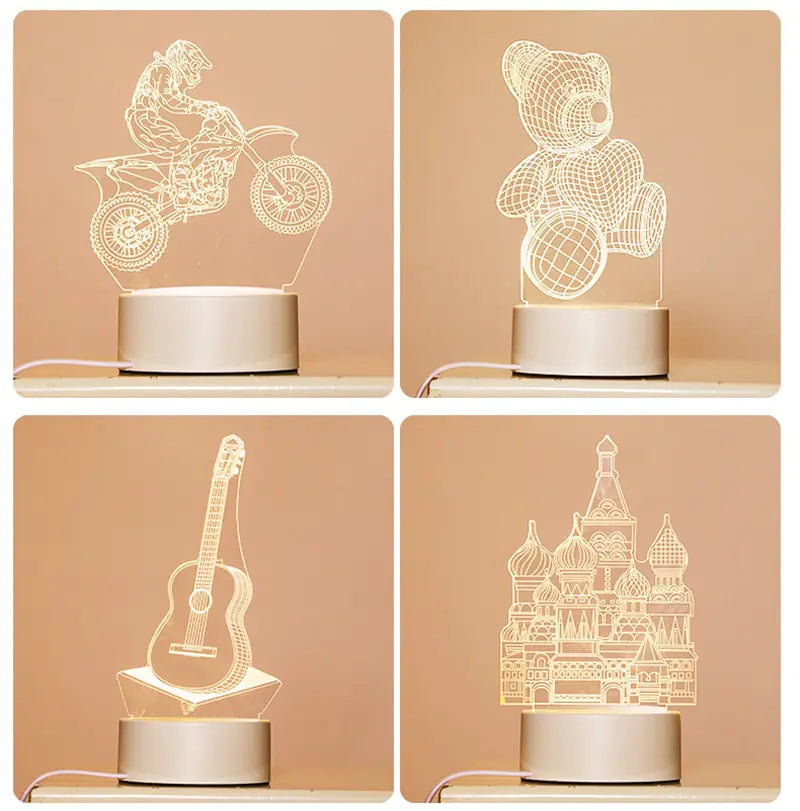3D Night Lamps