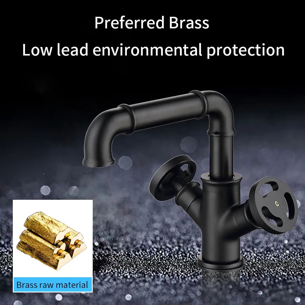 Basin Faucets Black Brass