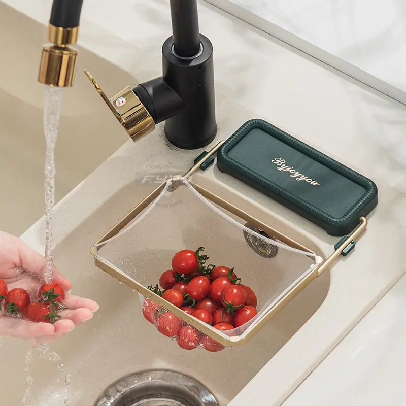 Foldable Sink Strainer Mesh Bag