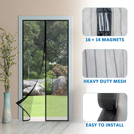 Magnetic Screen Door Net