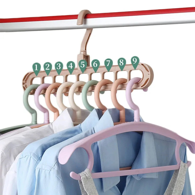 hanger storage rack for closet organization