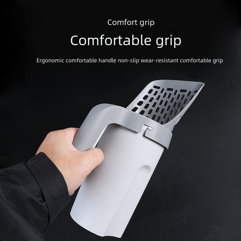 Portable Large Capacity Cat Litter Scoop with Bags