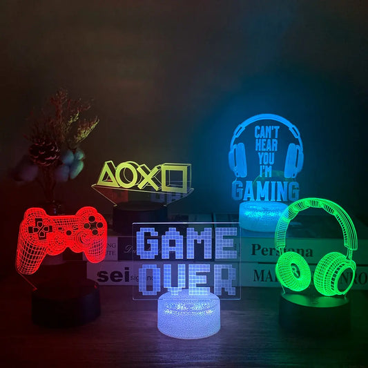 3D Gaming Setup Lamps