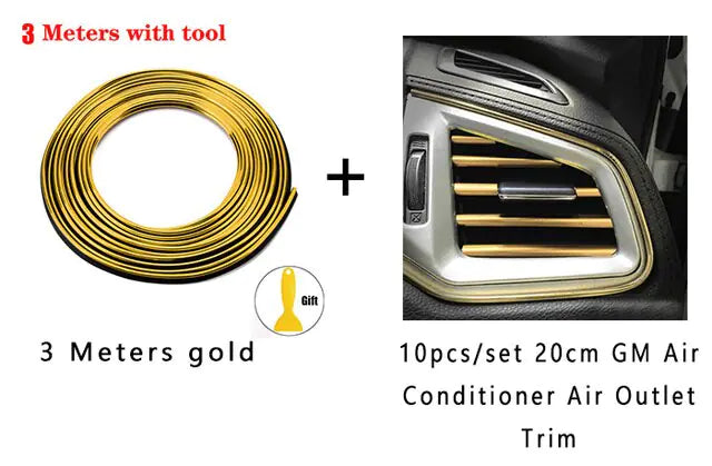 Flexible Car Moulding Decoration Strips