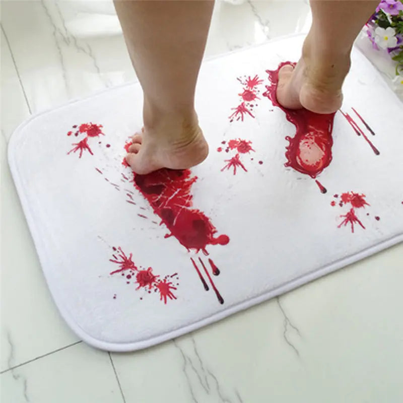 Flannel Bathroom Mat