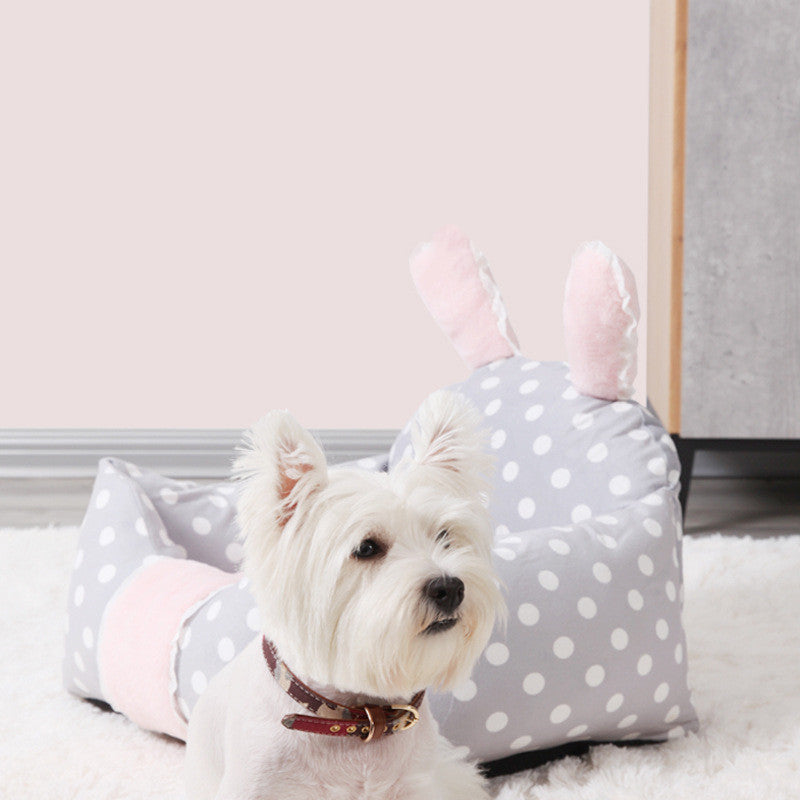 Cozy Pet Haven with Washable Cushion