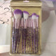 Purple gold bag