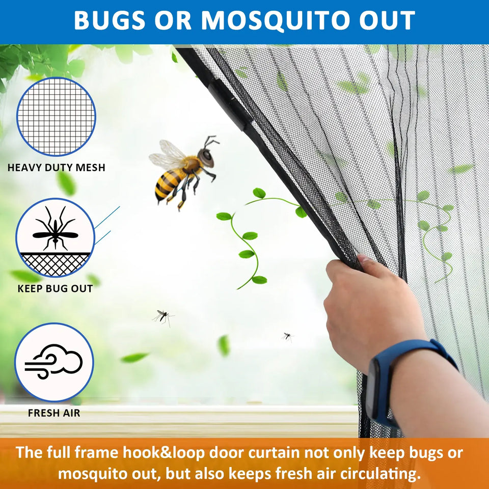 Magnetic Screen Door Net
