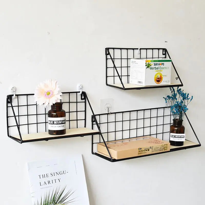 Nordic Wooden Wall Shelves
