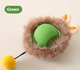 Plush Cat Ball Green