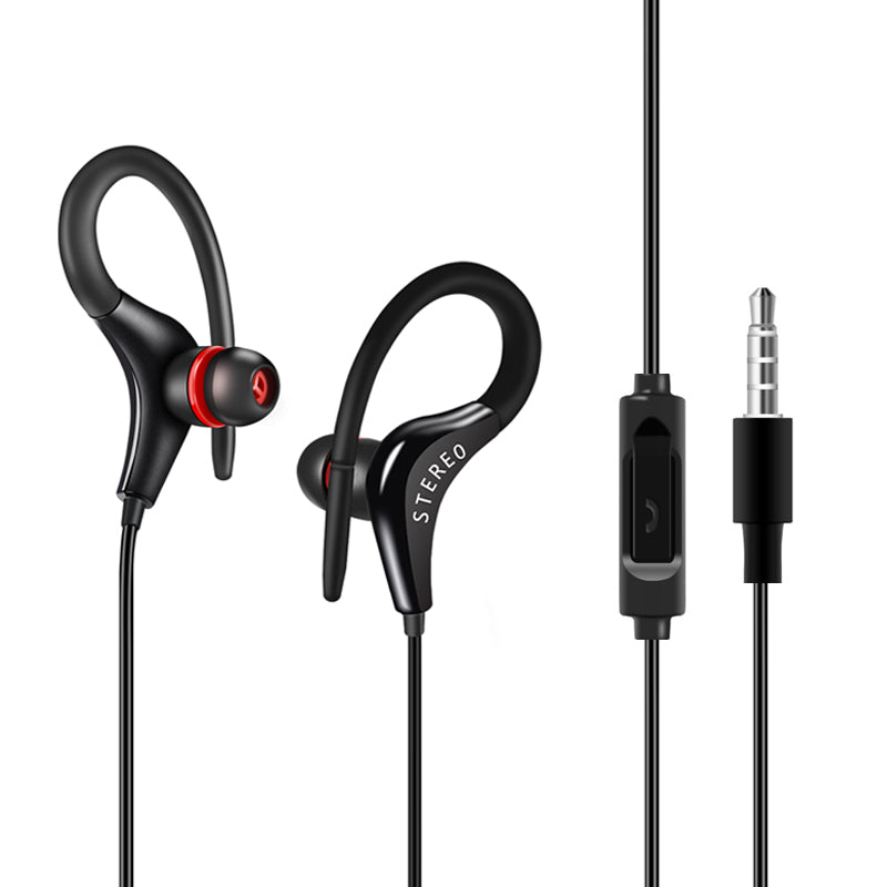 Universal In-Ear Sports Headphones with Microphone