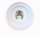 Mickey double bowl rack / Flat face cat