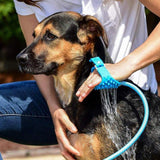 Pet Shower Nozzle Cleaner & Massager for Dogs