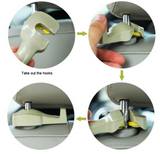Multifunctional Car Seat Back Hook Organizer