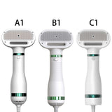 2-in-1 Pet Grooming Dryer and De-shedding Brush
