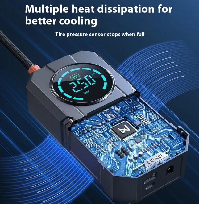 Wireless Portable Car Tire Air Inflator