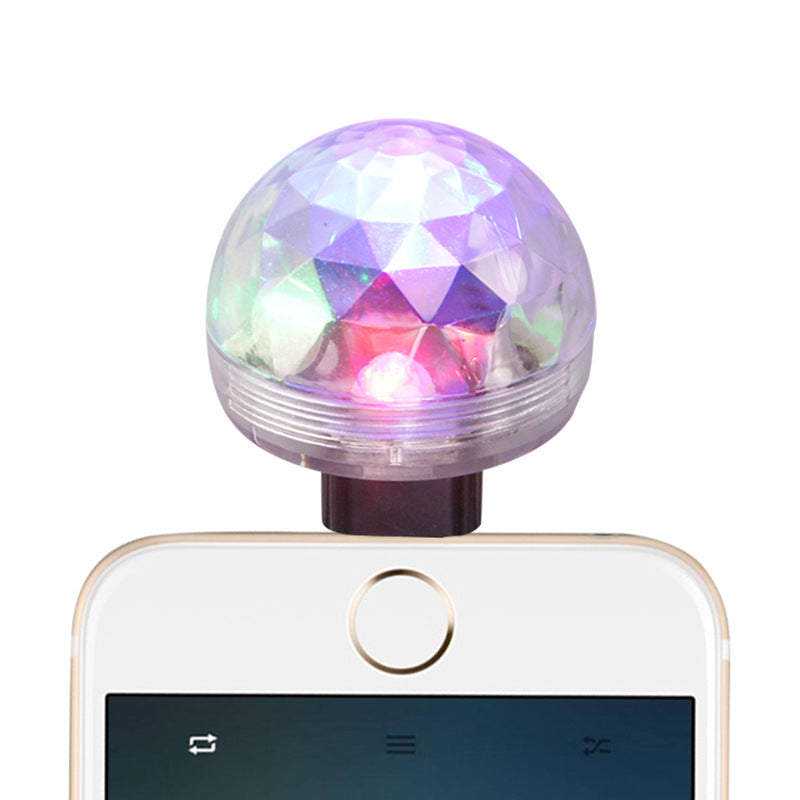 Car USB LED Rhythm Light with Voice Control