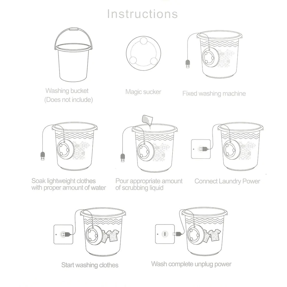 Portable Mini Washing Machine