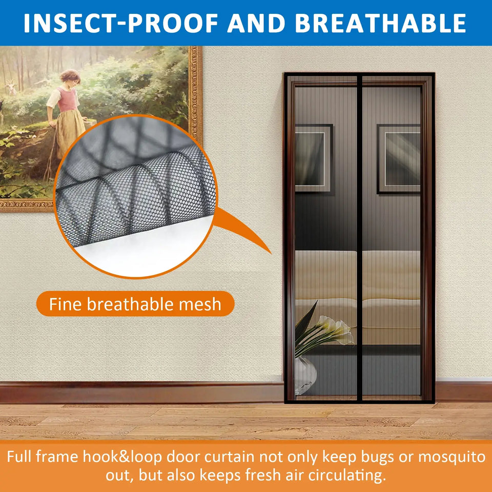 Magnetic Screen Door Net