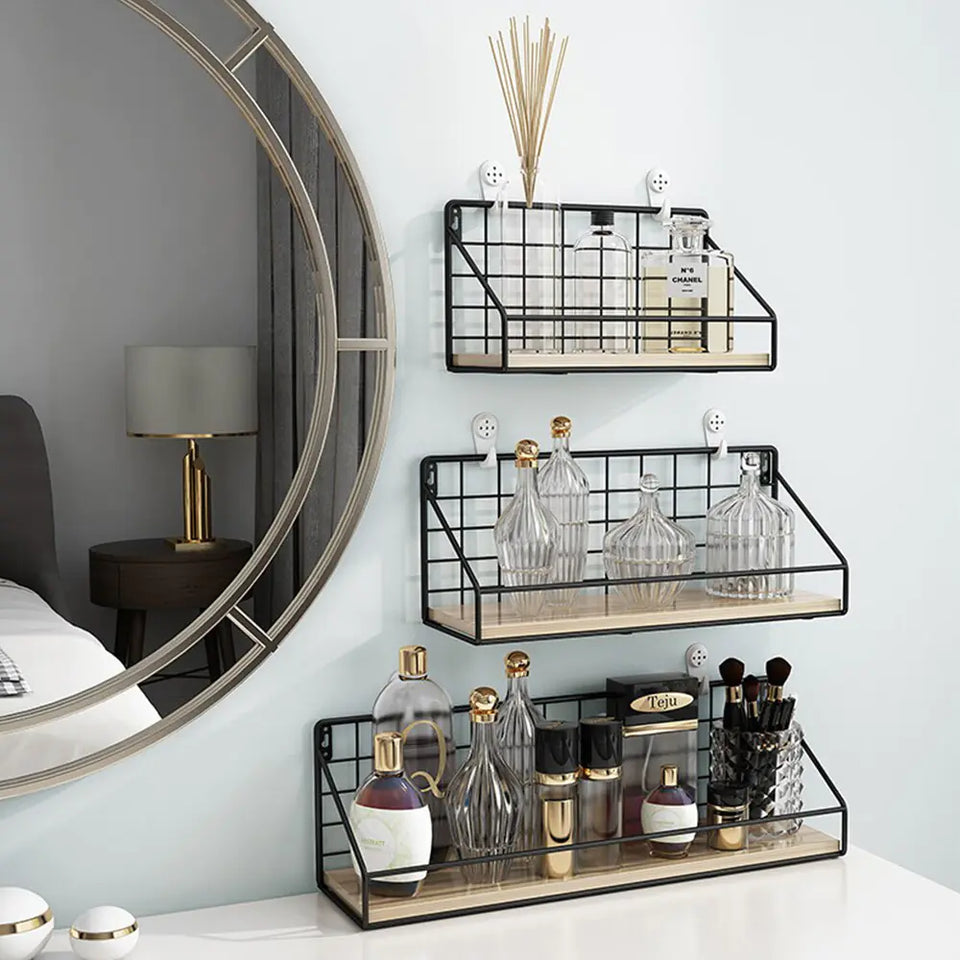 Nordic Wooden Wall Shelves