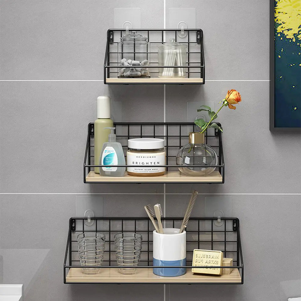 Nordic Wooden Wall Shelves