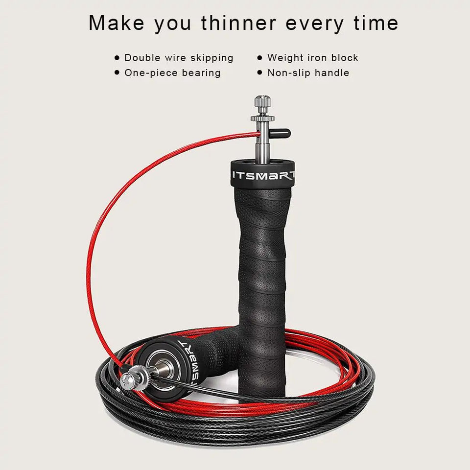 Adjustable Weighted Jump Rope: Master Your Cardio Workouts