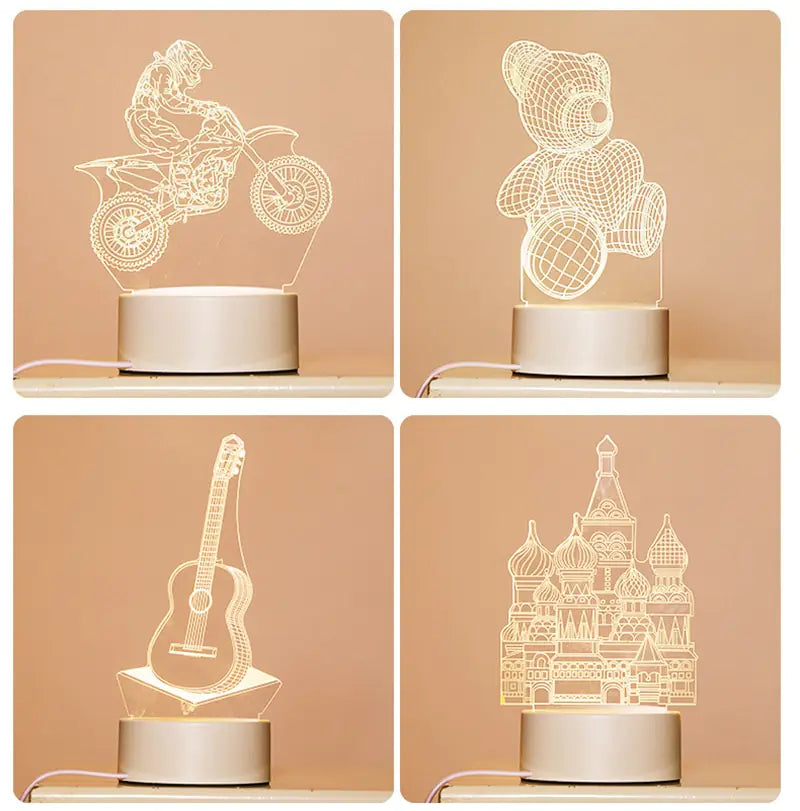 3D Night Lamps