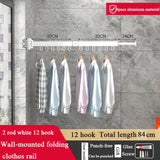 Wall-Mount Clothes Drying Rack