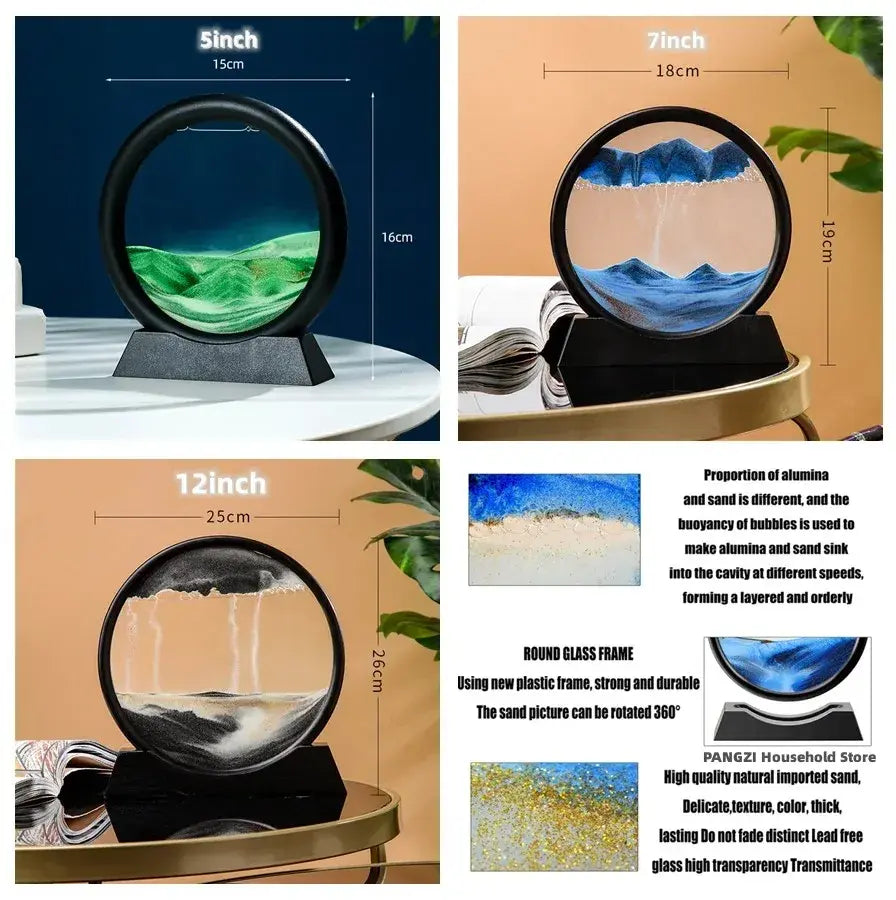 Moving Sand Art