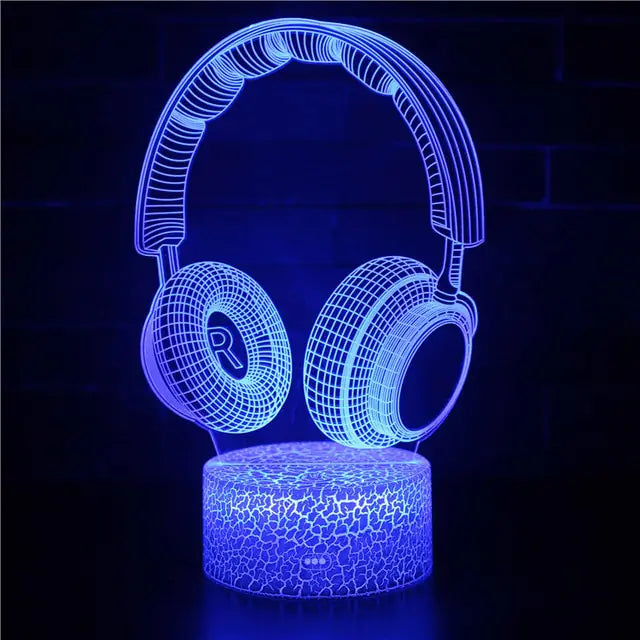 3D Gaming Setup Lamps