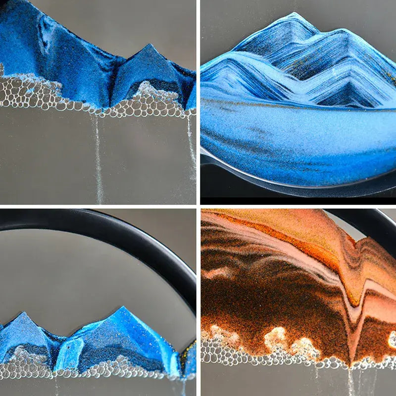 Moving Sand Art