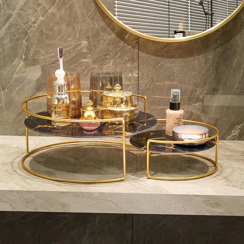 Marble Glass Storage Rack