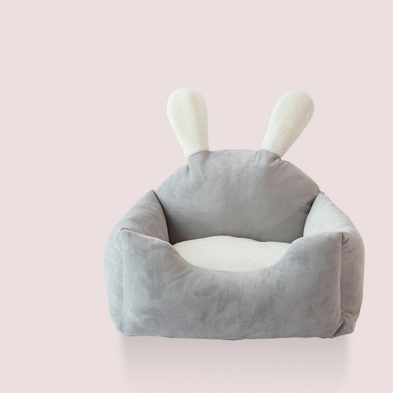 Cozy Pet Haven with Washable Cushion