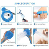 Pet Shower Nozzle Cleaner & Massager for Dogs