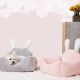 Cozy Pet Haven with Washable Cushion