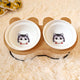 Mickey double bowl rack / Miss Cat