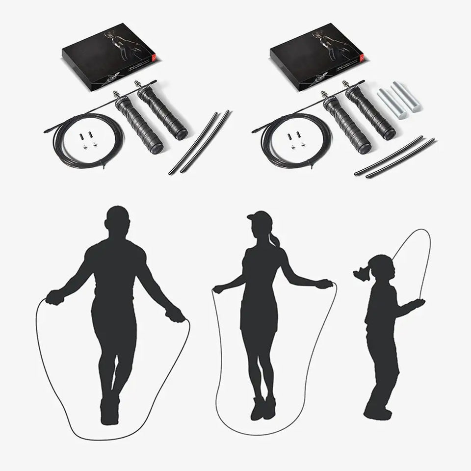 Adjustable Weighted Jump Rope: Master Your Cardio Workouts