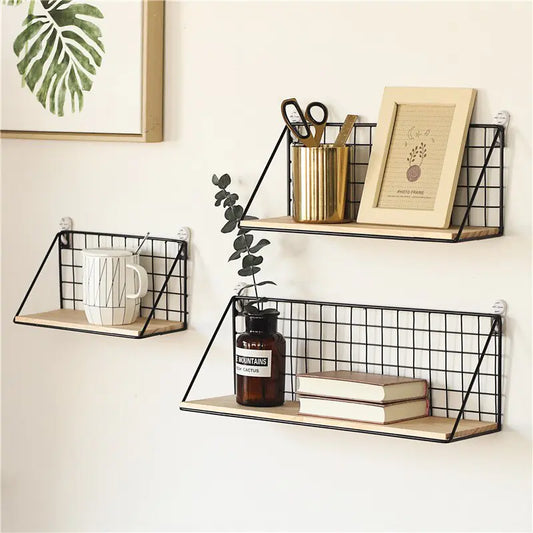 Nordic Wooden Wall Shelves