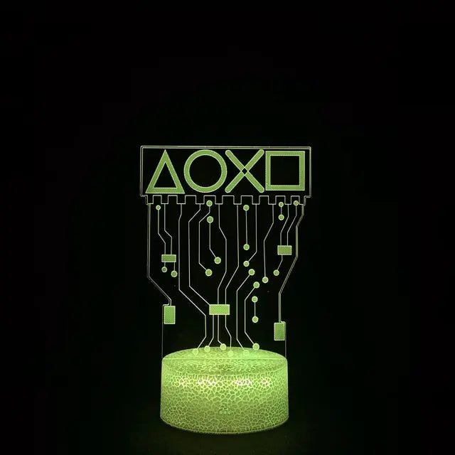 3D Gaming Setup Lamps
