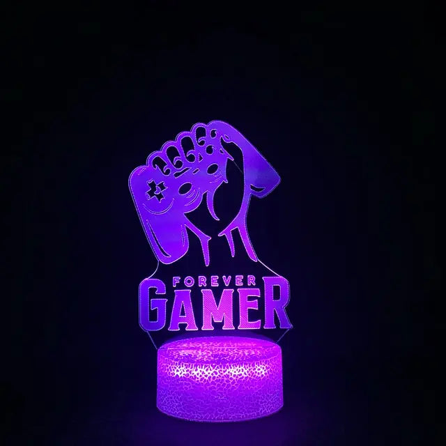 3D Gaming Setup Lamps