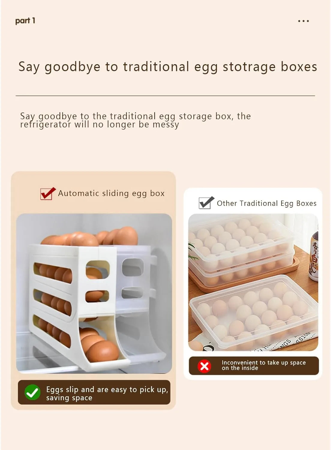 Egg Holder for Fridge