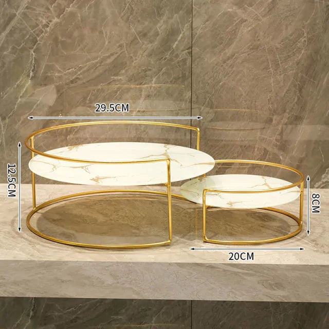 Marble Glass Storage Rack