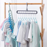 hanger storage rack for closet organization