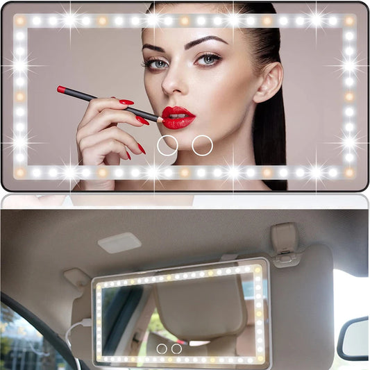 LED Car Visor Mirror