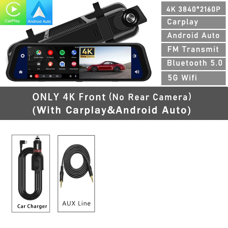 Dash Cam Rearview Mirror