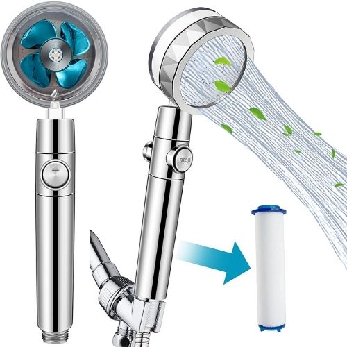 Propeller Filtered Shower Head