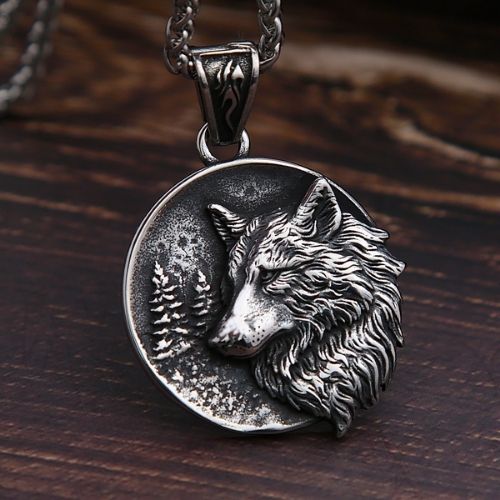 Wolf Head Necklace